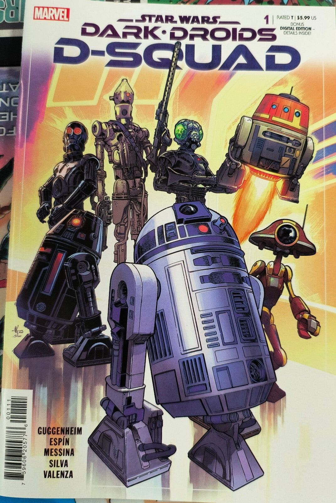STAR WARS DARK DROIDS D-SQUAD #1 KUDER GUGGENHEIM ESPIN MESSINA 2023 MARVEL NM