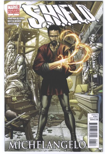 S.H.I.E.L.D #1 MICHELANGELO VARIANT S.H.I.E.L.D MICHELANGELO VARIA NM 1ST PRINT