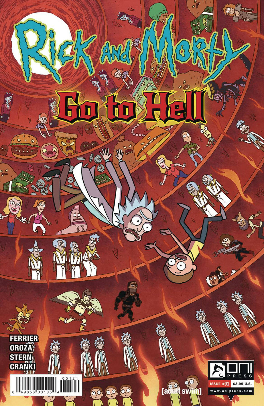 RICK AND MORTY GO TO HELL #1 #2 #3 COVER A B C ONI COMICS YOU PICK!