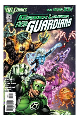 GREEN LANTERN NEW GUARDIANS #2 NM 1ST PRINT