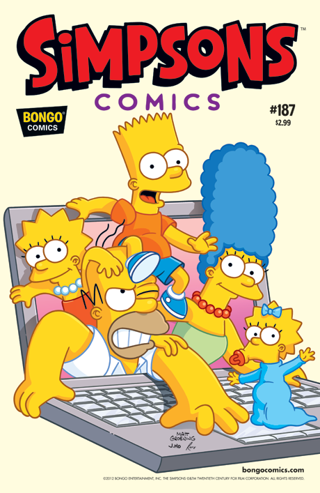 SIMPSONS COMICS #187 BONGO NM 1ST PRINT 2012