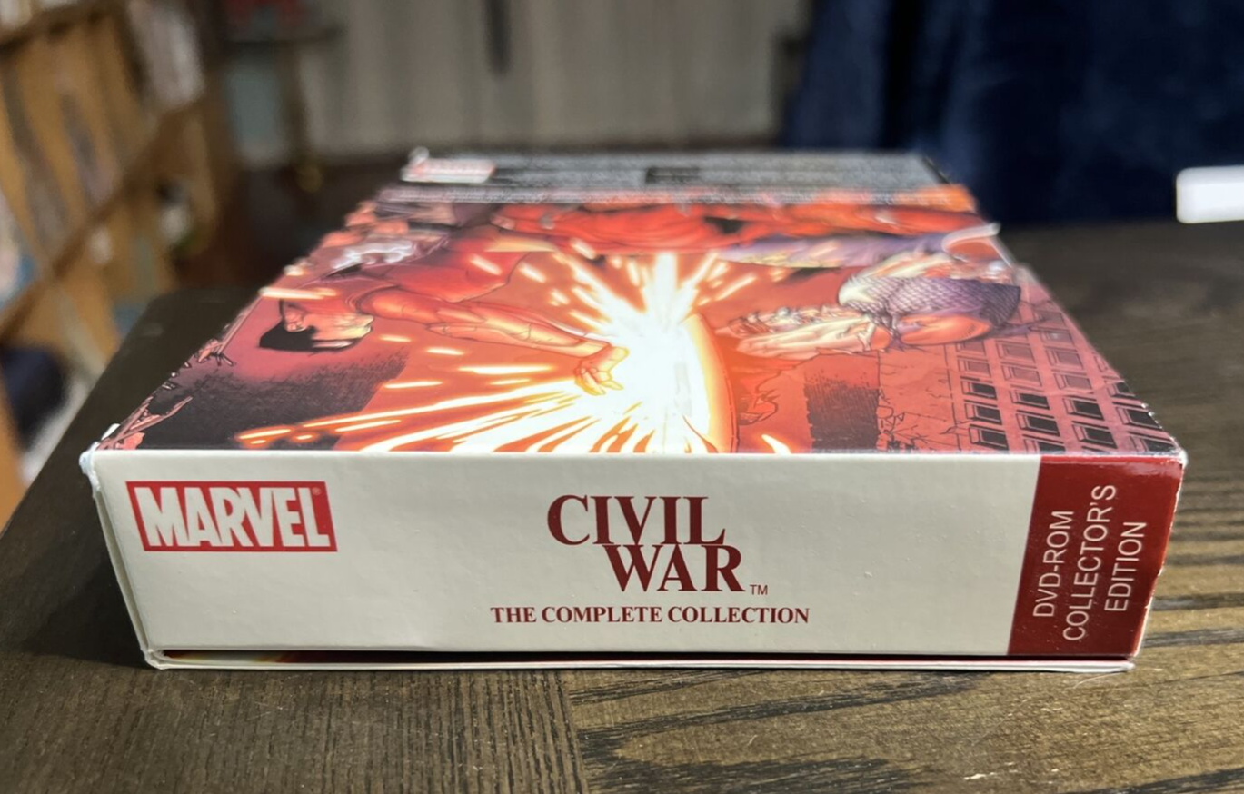MARVEL COMICS CIVIL WAR COMPLETE COLLECTION DVD-ROM RARE 2007 COOL!