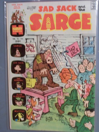 SAD SACK AND THE SARGE #105 FEBUARY 1974 LEON HARVEY VG/FN 1ST PRINT