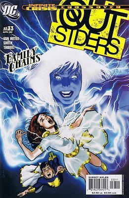 OUTSIDERS ISSUE 33 (INFINITY CRISIS CROSSOVER) BY JEN VAN METER NM 1ST PRINT