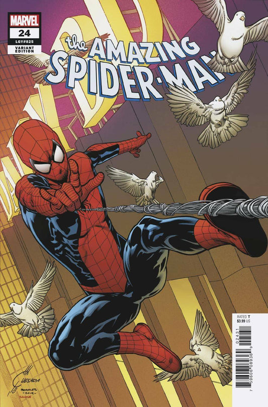 AMAZING SPIDER-MAN #24 QUESADA VARIANT MARVEL NM 1ST PRINT 2019