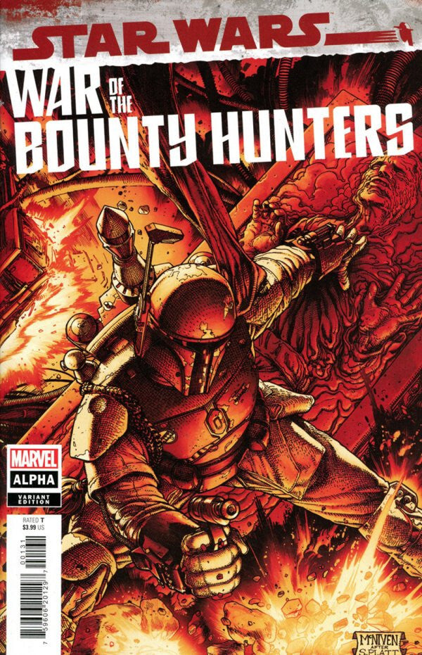 STAR WARS WAR BOUNTY HUNTERS ALPHA #1 NM 1ST PRINT CRIMSON VARIANT MARVEL 2021
