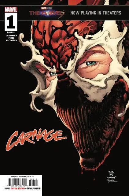 CARNAGE #1 NM 1ST PRINT MAIN COVER MARVEL COMICS 2023