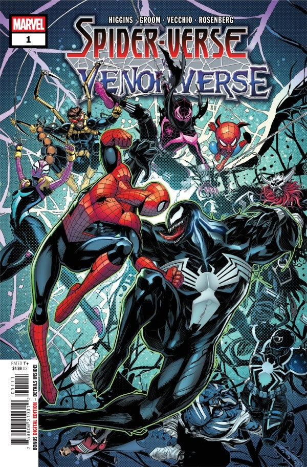 SPIDER-VERSE VS VENOMVERSE #1 NM 1ST PRINT MAIN COVER MARVEL COMICS 2025