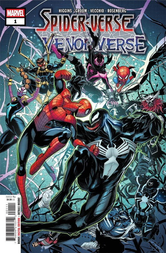 SPIDER-VERSE VS VENOMVERSE #1 NM 1ST PRINT MAIN COVER MARVEL COMICS 2025