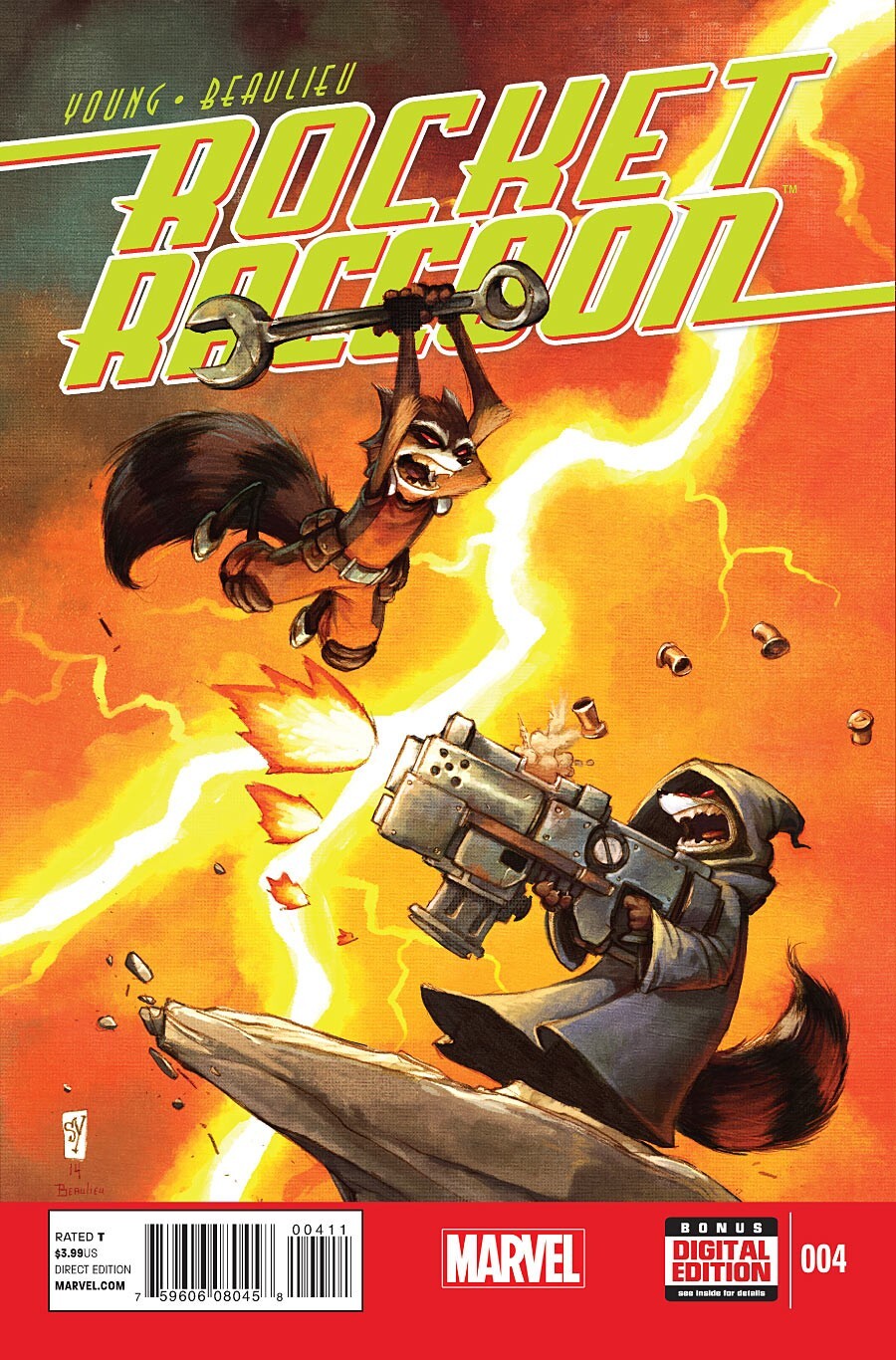 ROCKET RACCOON #4 MAIN COVER NM 1ST PRINT MARVEL COMICS 2014