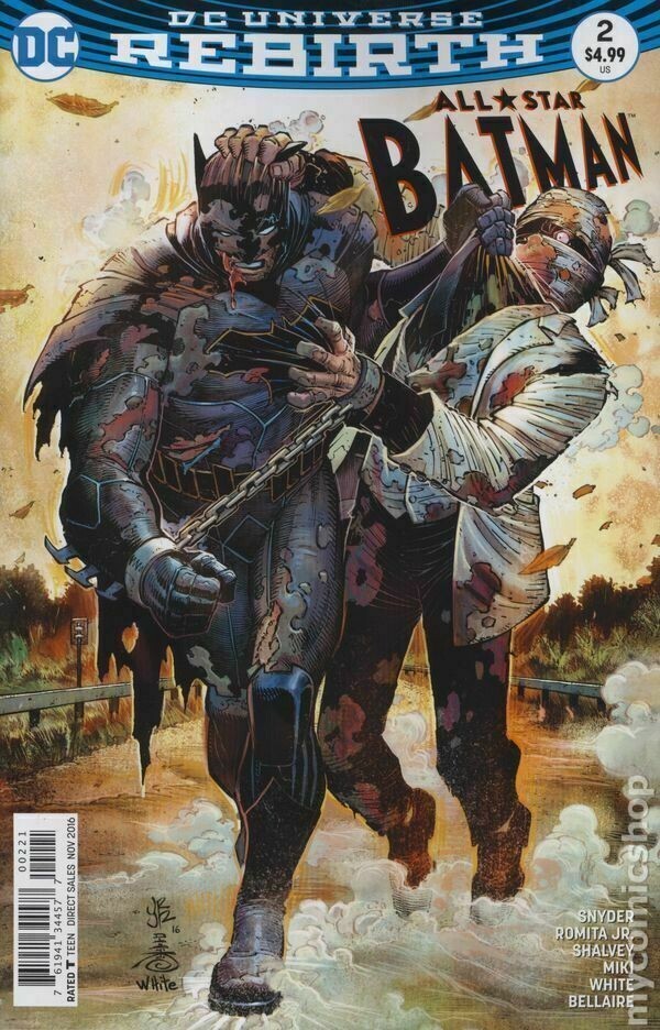 ALL STAR BATMAN #2 ROMITA VARIANT EDITION DC COMICS 2016 NM 1st PRINT