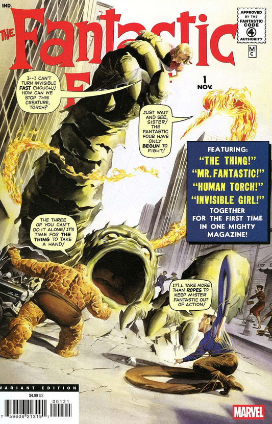 FANTASTIC FOUR #1 FACSIMILE NM 1ST PRINT ROSS VARIANT MARVEL COMICS 2025