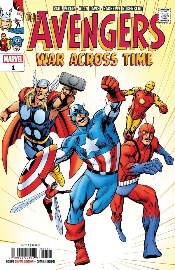 AVENGERS WAR ACROSS TIME #1 MAIN COVER NM 1ST PRINT MARVEL COMICS 2023