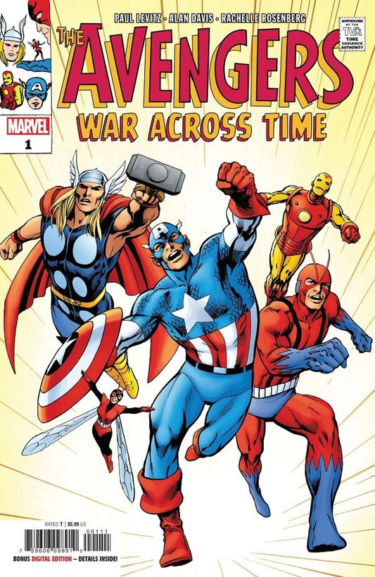 AVENGERS WAR ACROSS TIME #1 MAIN COVER NM 1ST PRINT MARVEL COMICS 2023