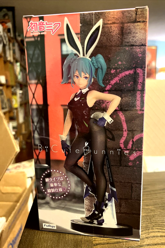 HATSUNE MIKU BICUTE BUNNIES STREET VIOLET COLOR FURYU JAPAN IMPORT FIGURE