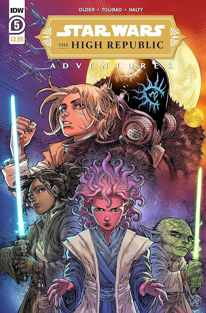 STAR WARS HIGH REPUBLIC ADVENTURES #5 MAIN COVER IDW PUBLISHING 2021
