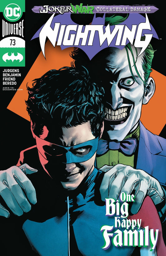 NIGHTWING #73 MAIN COVER JOKER WAR DC NM 1ST PRINT 2020 PUNCHLINE