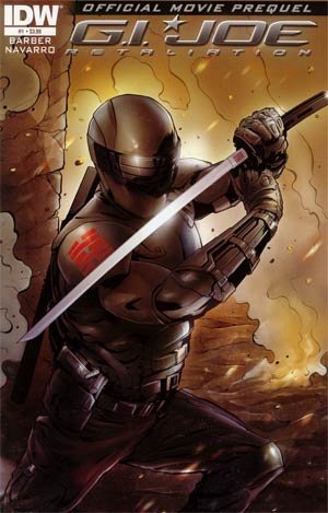 GI JOE RETALIATION MOVIE PREQUEL #1 JOHN BARBER NM 1ST PRINT