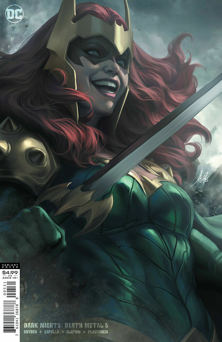 DARK NIGHTS DEATH METAL #5 1ST PRINT DC 2020 NM VARIANT COVER ARTGERM KULL