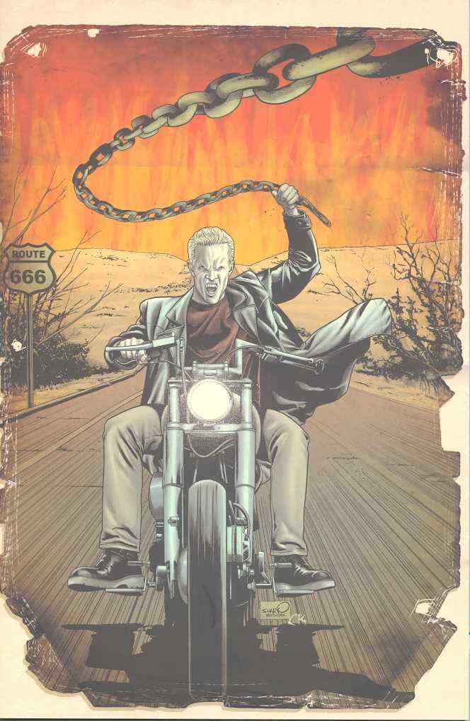 SPIKE AFTER THE FALL #1 1:25 VARIANT NM 1ST PRINT IDW 2008
