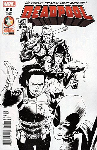 DEADPOOL #18 ALBUQUERQUE B&W PX VARIANT RETAILER SUMMIT VARIANT NM 1ST PRINT