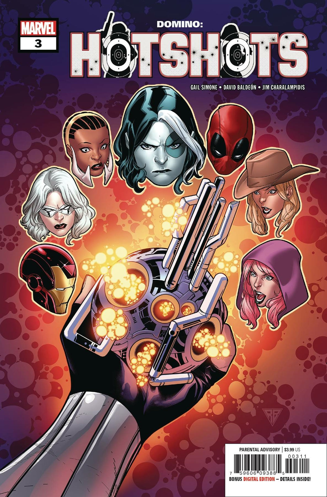 DOMINO HOTSHOTS #3 MARVEL NM 1ST PRINT 2019