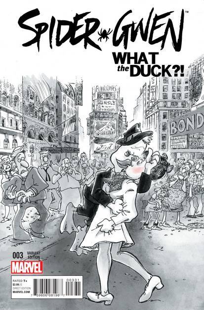 SPIDER-GWEN #3 WHAT THE DUCK ARAGONES VARIANT NM 1ST PRINT