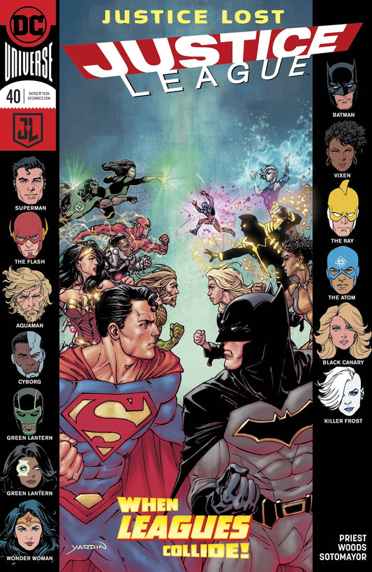 JUSTICE LEAGUE #40 REBIRTH MAIN COVER NM 1ST PRINT DC 2018