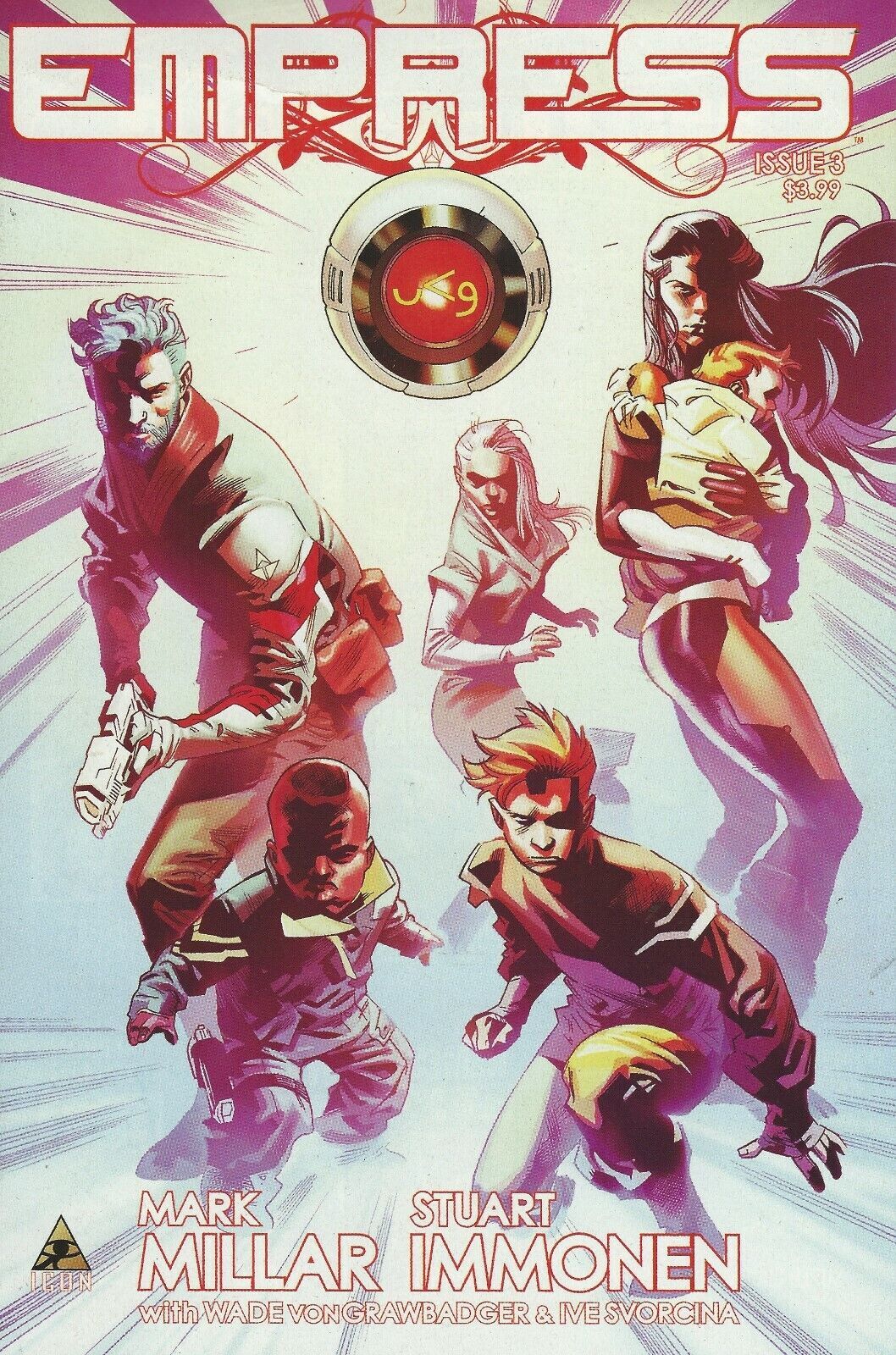 EMPRESS #3 VARIANT ICON MARVEL NM 2016 MARK MILLAR STUART IMMONEN