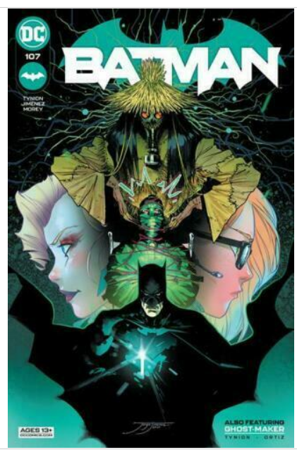 BATMAN #107 MAIN COVER 1ST PRINT DC COMICS GHOST-MAKER NM 2021