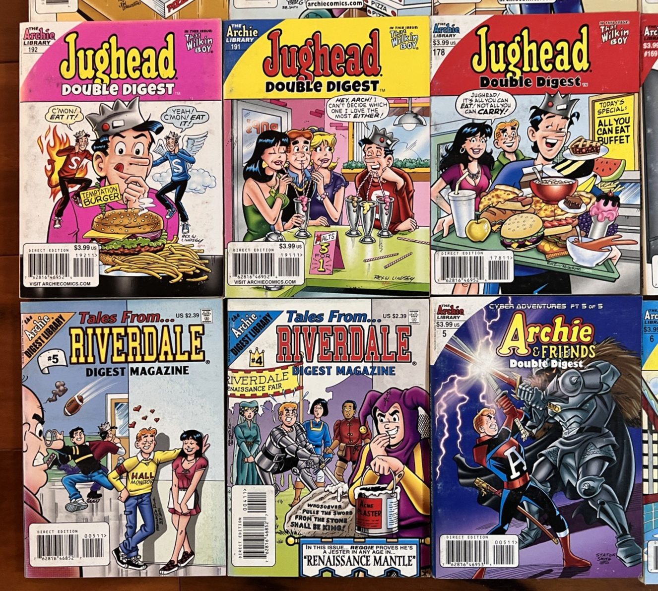 LOT OF 35 ARCHIE DIGEST AND DOUBLE DIGEST BETTY VERONICA JUGHEAD 2003-2009