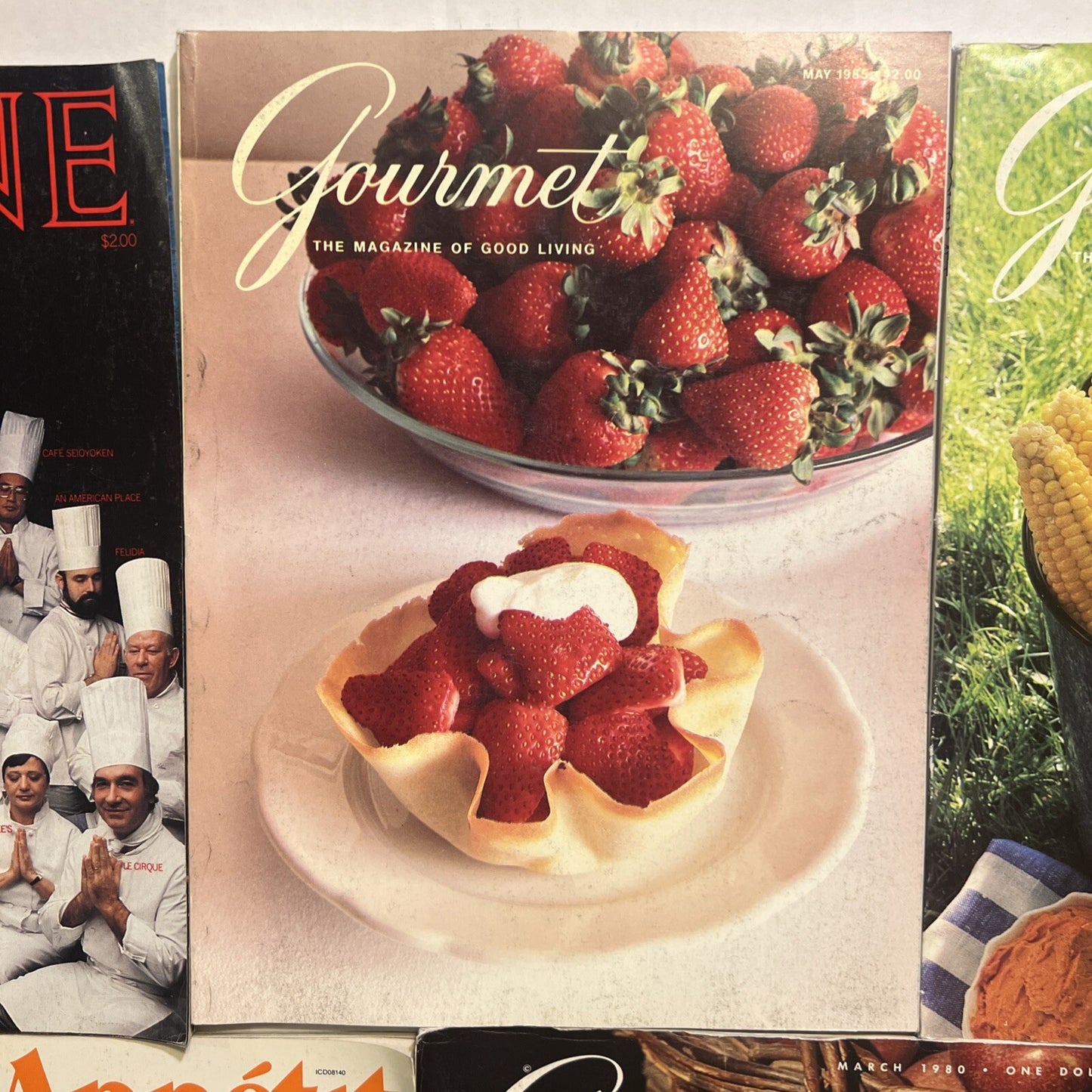 1970s 1980s COOKING MAGAZINE LOT OF 7 CUISINE GOURMET BON APPETIT