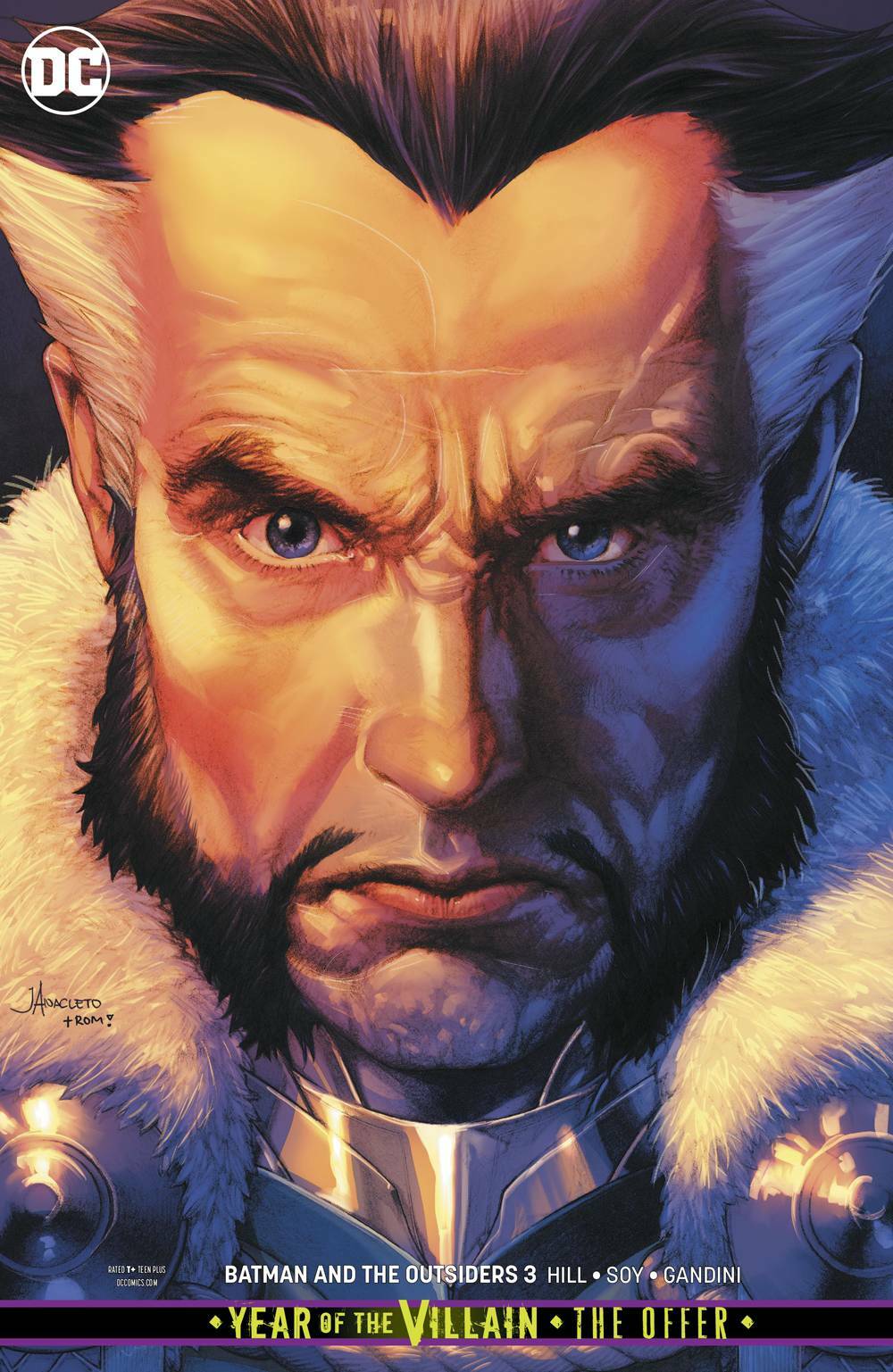 BATMAN AND THE OUTSIDERS #3 CARD STOCK VARIANT THE OFFER DC NM 1ST PRINT 2019