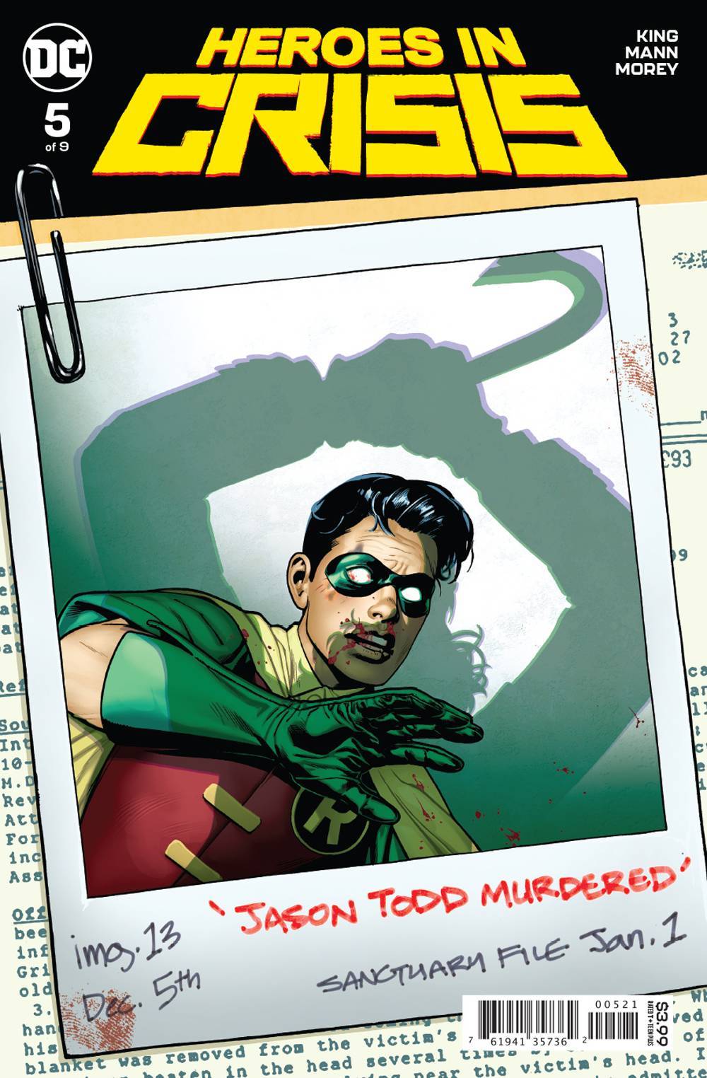 HEROES IN CRISIS #5 VAR ED DC NM 1ST PRINT 2019