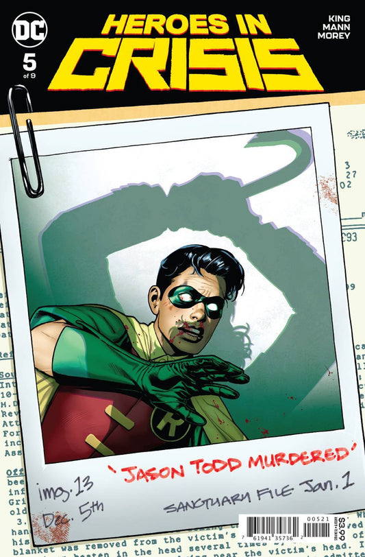 HEROES IN CRISIS #5 VAR ED DC NM 1ST PRINT 2019