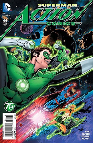 ACTION COMICS #44 GREEN LANTERN 75 VARIANT COVER DC  NM FIRST PRINT