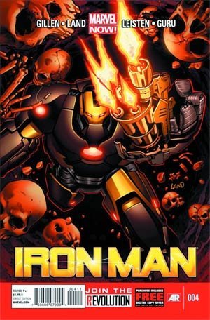 IRON MAN VOL 5 #4 MAIN GREG LAND 2013 RATED T+ GILLEN GURU L NM 1ST PRINT