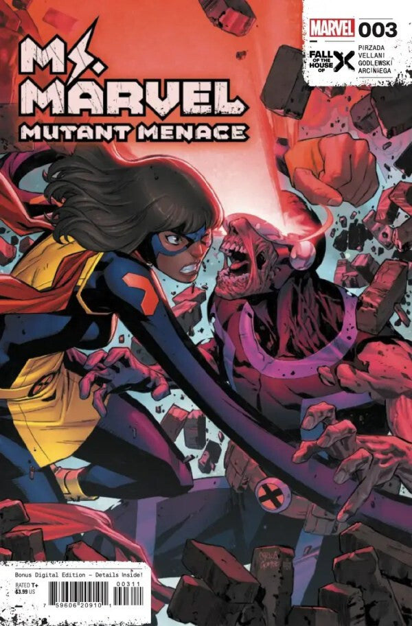 MS MARVEL MUTANT MENACE #3 NM 1ST PRINT MAIN COVER MARVEL COMICS 2024