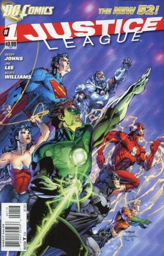 JUSTICE LEAGUE #1 3RD PRINT VARIANT JOHNS NM 3RD PRINT