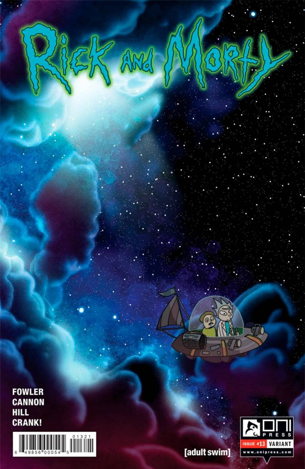RICK AND MORTY #13 VARIANT COVER EDITION ONI 2016