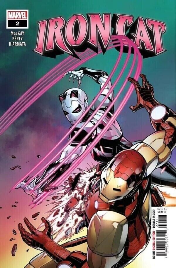 IRON CAT #2 MacKAY PEREZ D'AMARTA MARVEL COMICS 2022