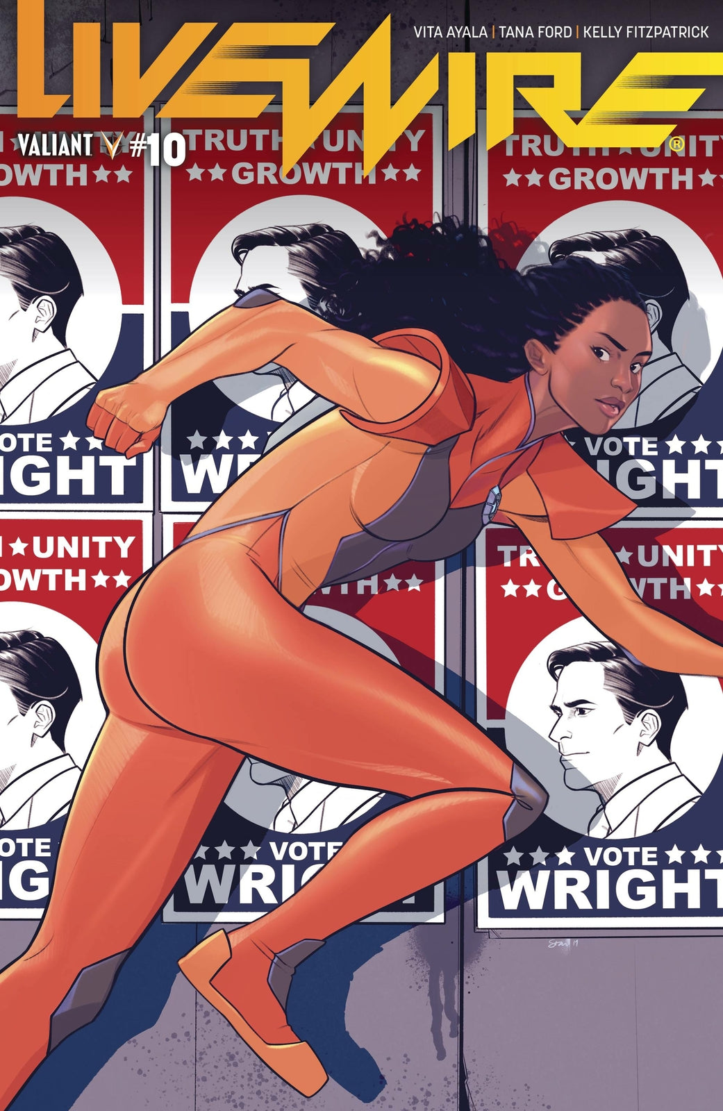 LIVEWIRE #10 COVER A LEE VALIANT NM 1ST PRINT 2019