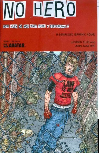 NO HERO # 1 WARREN ELLIS NM 1ST PRINT