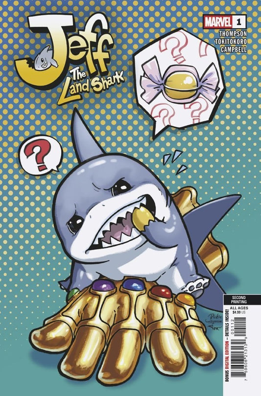 JEFF THE LAND SHARK #1 NM 2ND PRINT MAIN COVER MARVEL COMICS 2025