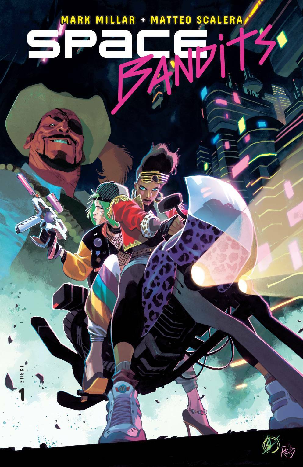 SPACE BANDITS #1 COVER A SCALERA IMAGE NM 1ST PRINT 2019