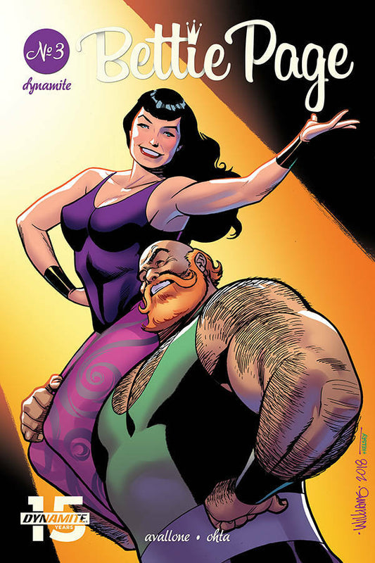 BETTIE PAGE #3 COVER C WILLIAMS DYNAMITE NM 1ST PRINT 2019