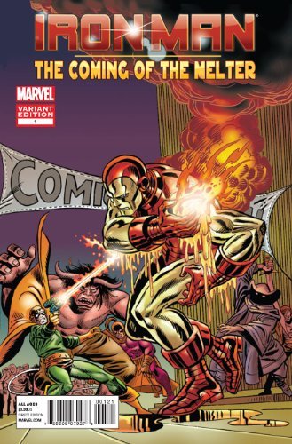 IRON MAN COMING OF MELTER #1 KANE VARIANT C. N. GAGE NM 1ST PRINT
