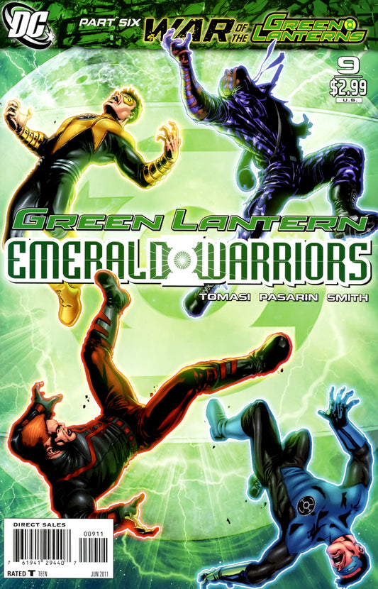 GREEN LANTERN EMERALD WARRIORS #9 WAR NM 1ST PRINT DC 2011