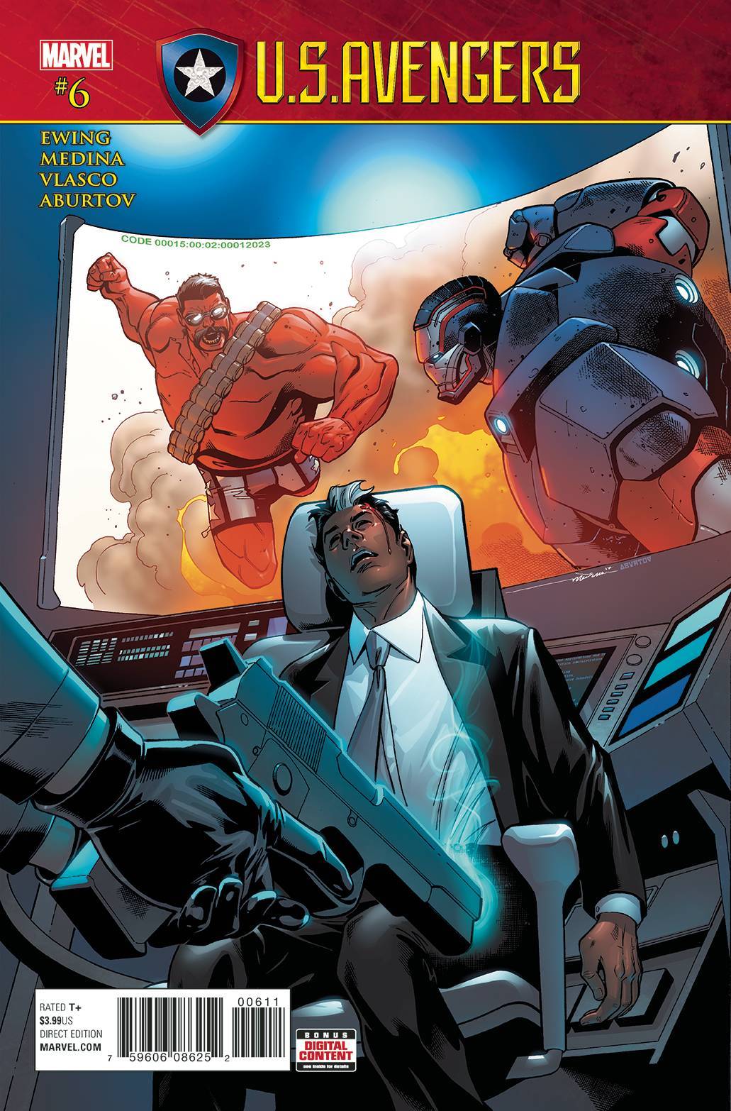 US AVENGERS #6 RED HULK NM 1ST PRINT MARVEL 2017