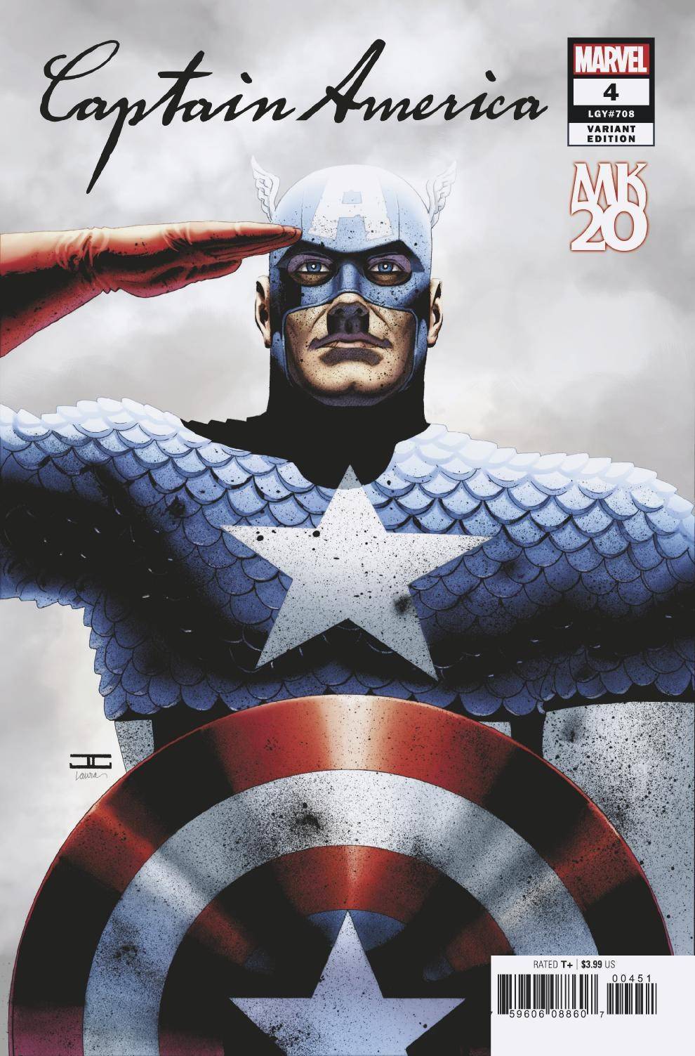 CAPTAIN AMERICA #4 CASSADAY MKXX VARIANT MARVEL NM